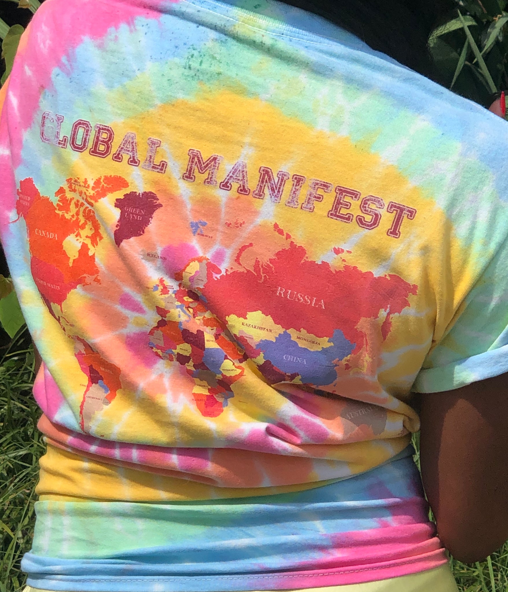 (S)hero Global Manifest Tie Dye Tee